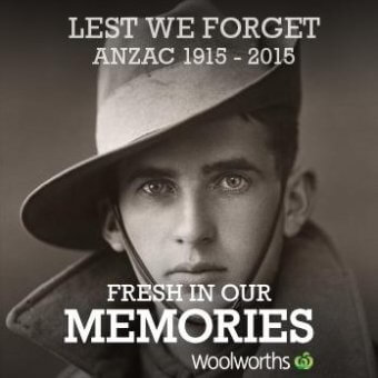 woolworths savages ANZAC day with a social media post