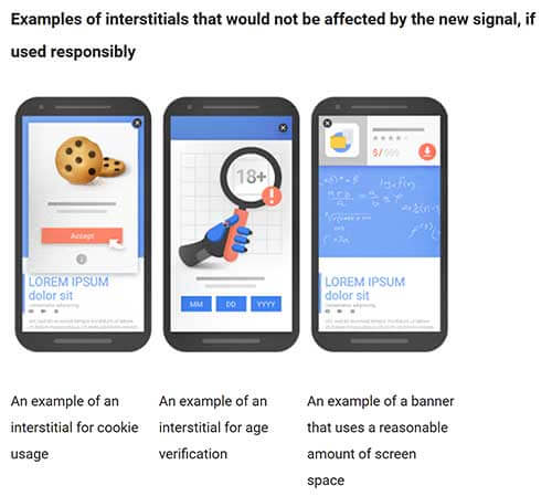 banners not affected by Google Jan 10 update