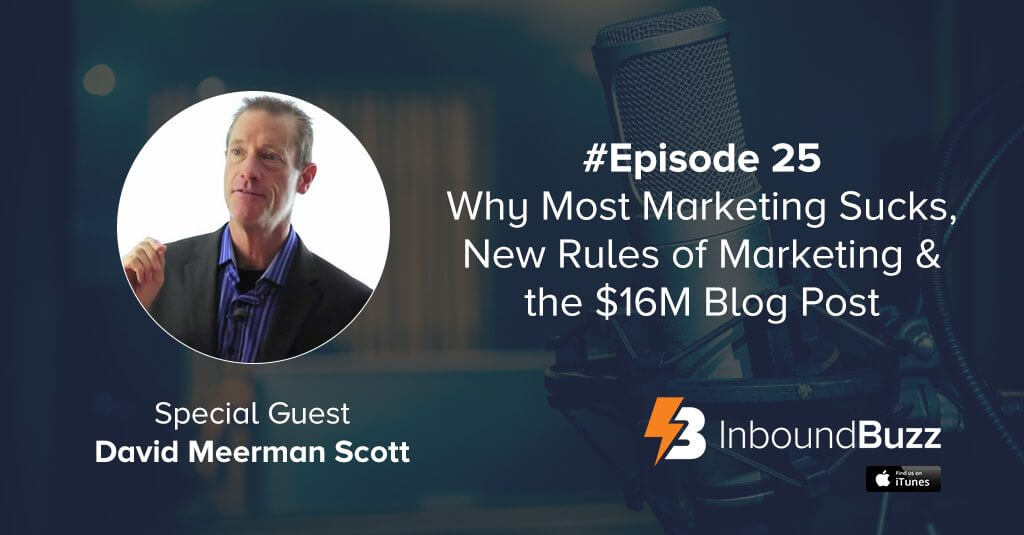 David Meerman Scott Podcast interview with InboundBuzz