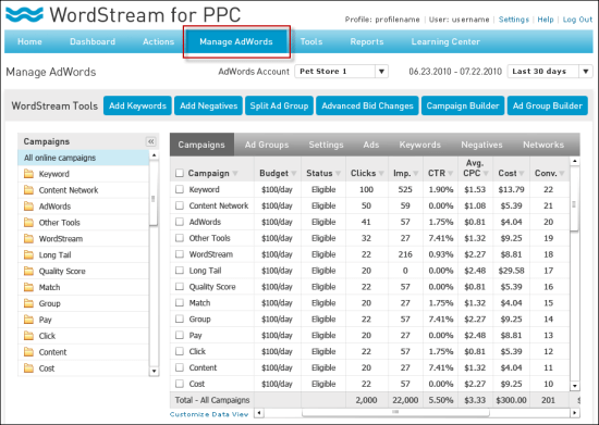 wordstream-ad-quality-score-screenshot