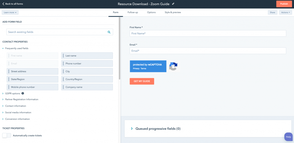 hubspot-forms-tool