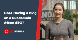 Does having a blog on a subdomain affect SEO