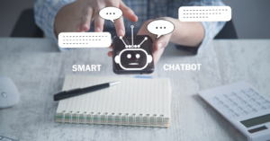 chatbot on table