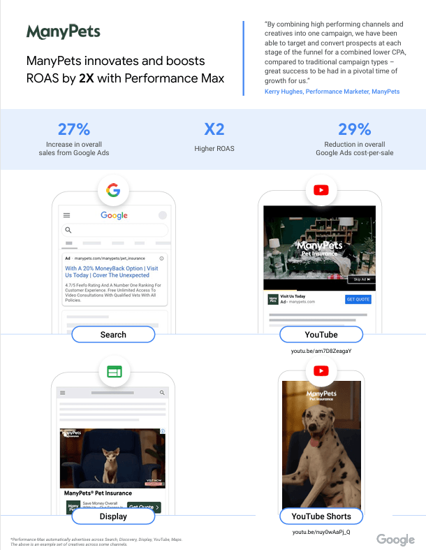 manypets pmax campaign