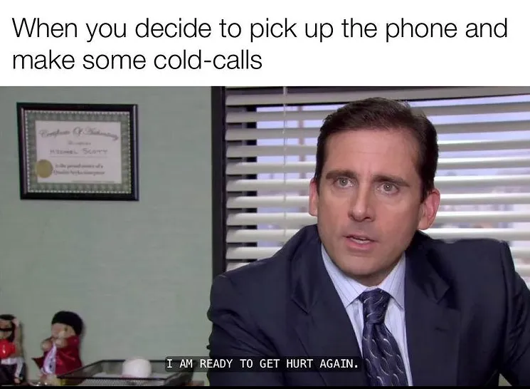 cold-call meme