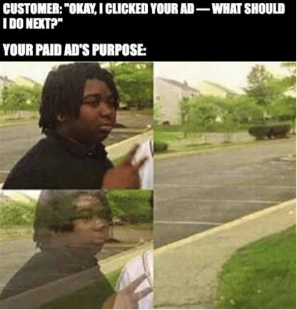 paid ads meme