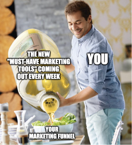 marketing funnel meme