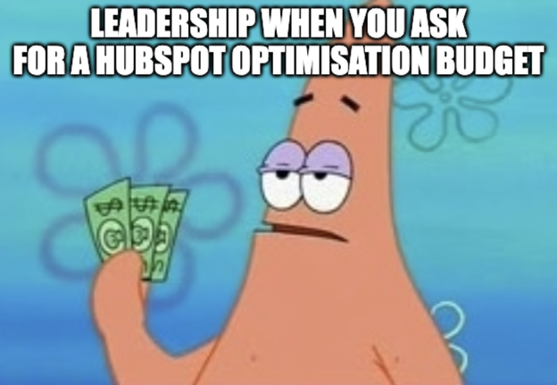 hubspot optimisation meme