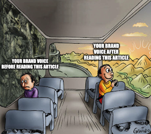 brand voice meme