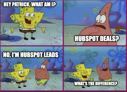 a meme about HubSpot deals