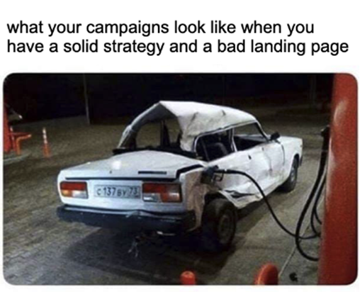 A meme about your campaign looks like