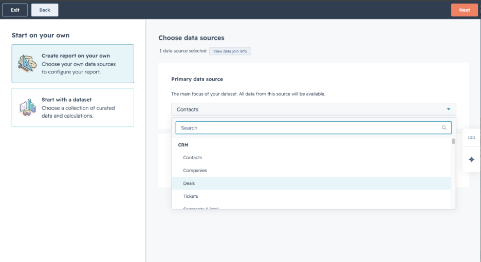 data source in hubspot