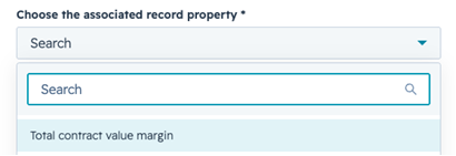 Search bar on hubspot