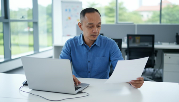 A person learning about High-Converting Higher Education Lead Generation System 