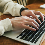 a person looking at HubSpot Marketing Hub