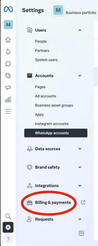 Adding ad count and payment method on Meta.