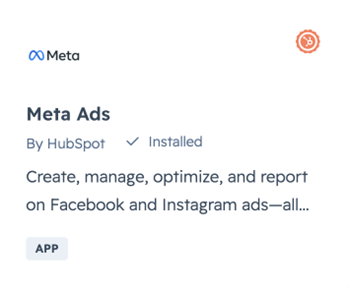 Meta ads integration on Hubspot