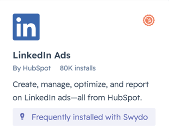 Linkedin ads integration on Hubspot