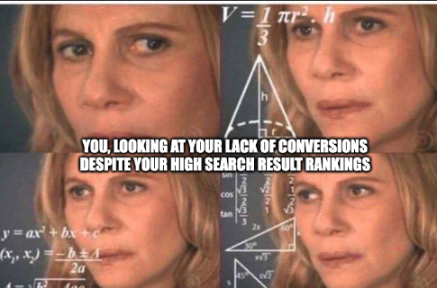 Meme about matching Keywords