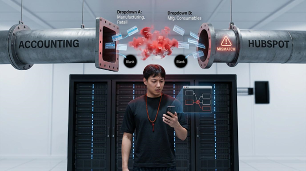 A person realising Field Mapping Mismatches Between Systems
