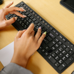 a person searching for HubSpot AI features